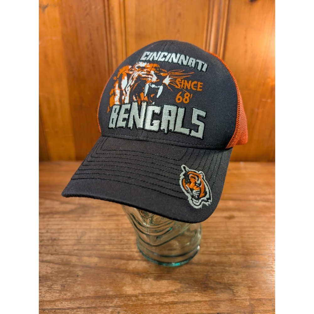 Vintage Cincinnati Bengals Reebok Gridiron Classic Collection Snapback Hat #1079